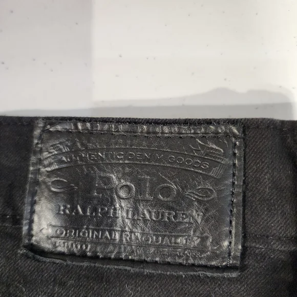 Ralph Lauren Men's Black Straight Jeans - Picture 5 of 6